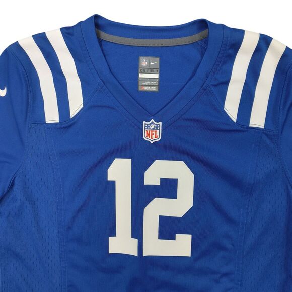 Size Large Nike NFL Indianapolis Colts Andrew Luck #12 Double Sided Jersey - Picture 4 of 13